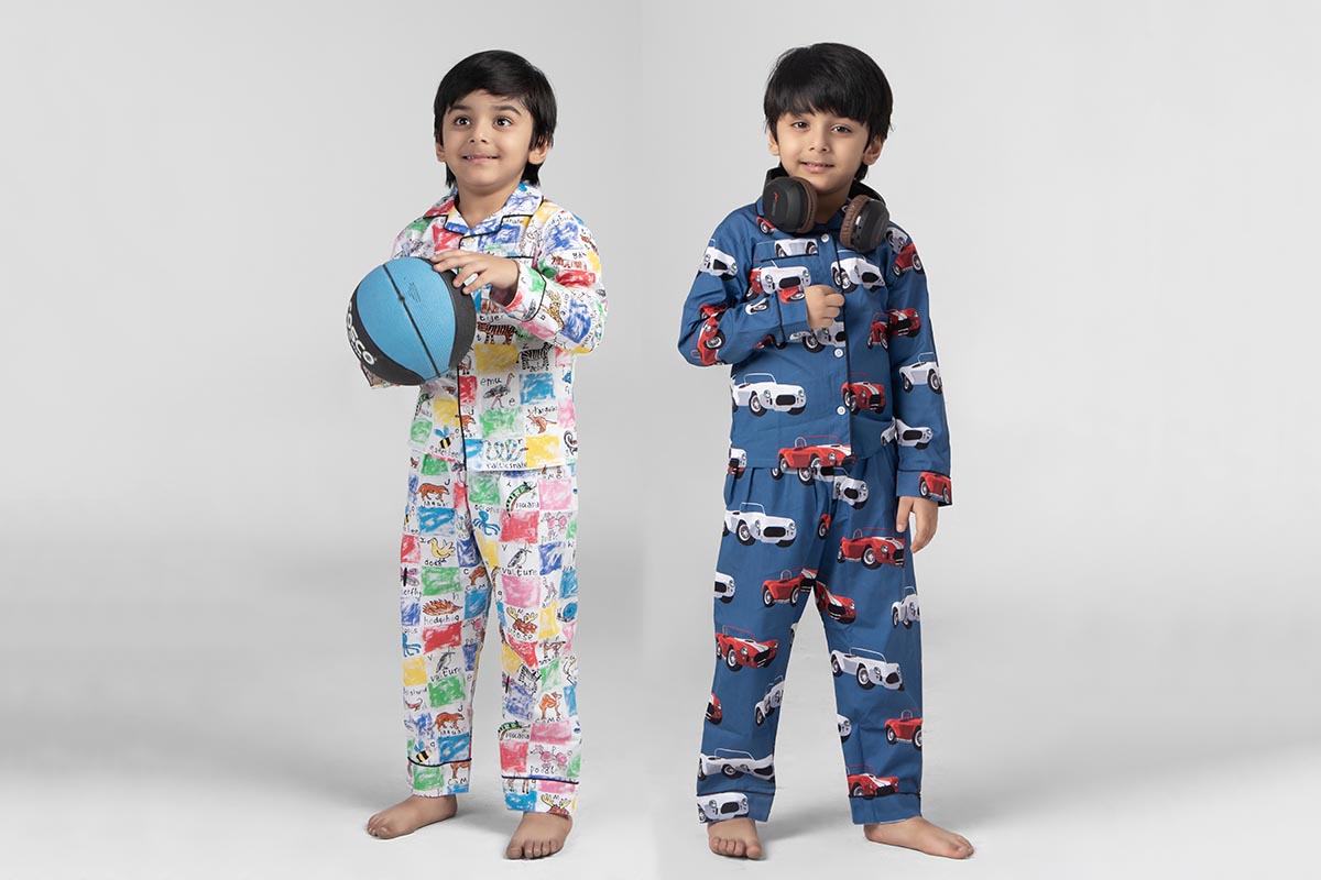 1 - 12 Years Cotton Kids Night Wear, -10 Year at Rs 199/set in Tiruppur |  ID: 21589207548